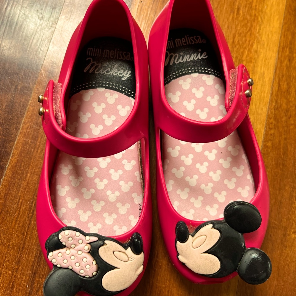 Mini Melissa Mickey and Minnie shoes